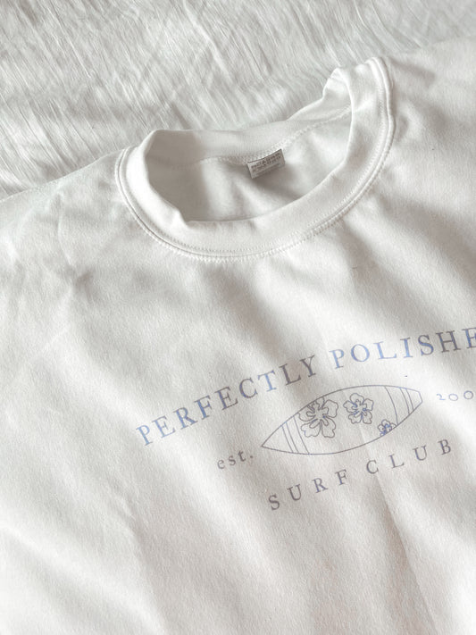 Perfectly Polished Surf Club Crewneck Sweatshirt