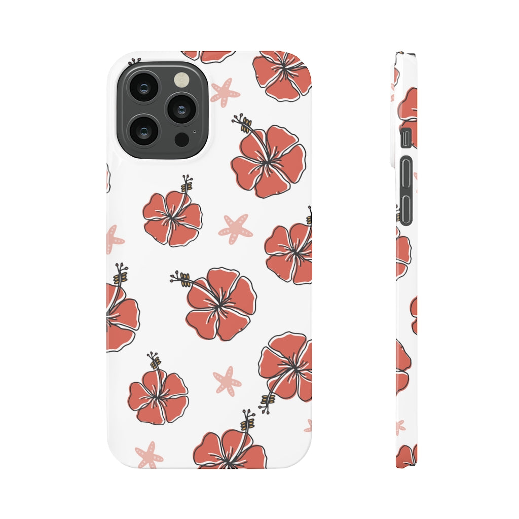 Hibiscus Starfish Phone Case