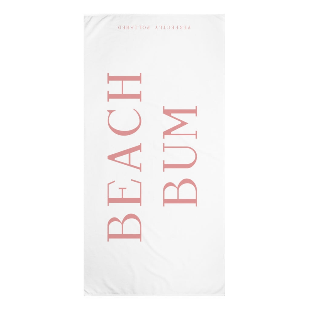 Beach Bum Beach Towel