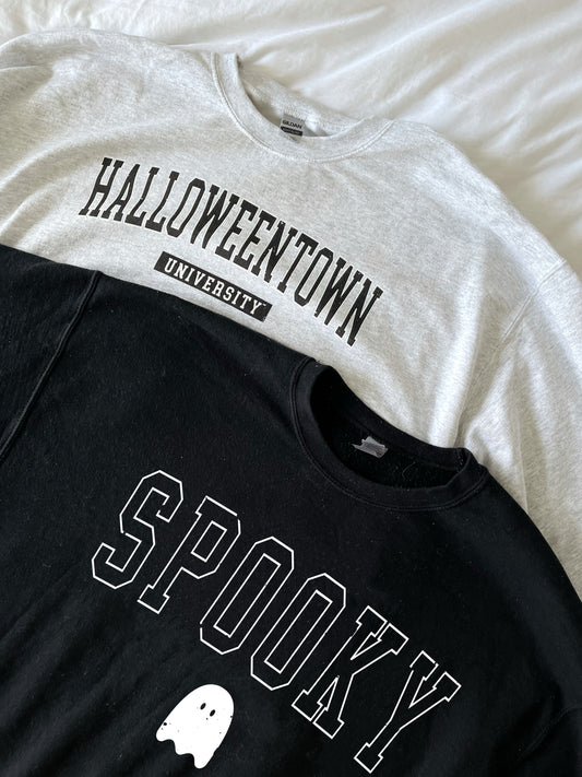 Spooky Ghost Crewneck Sweatshirt